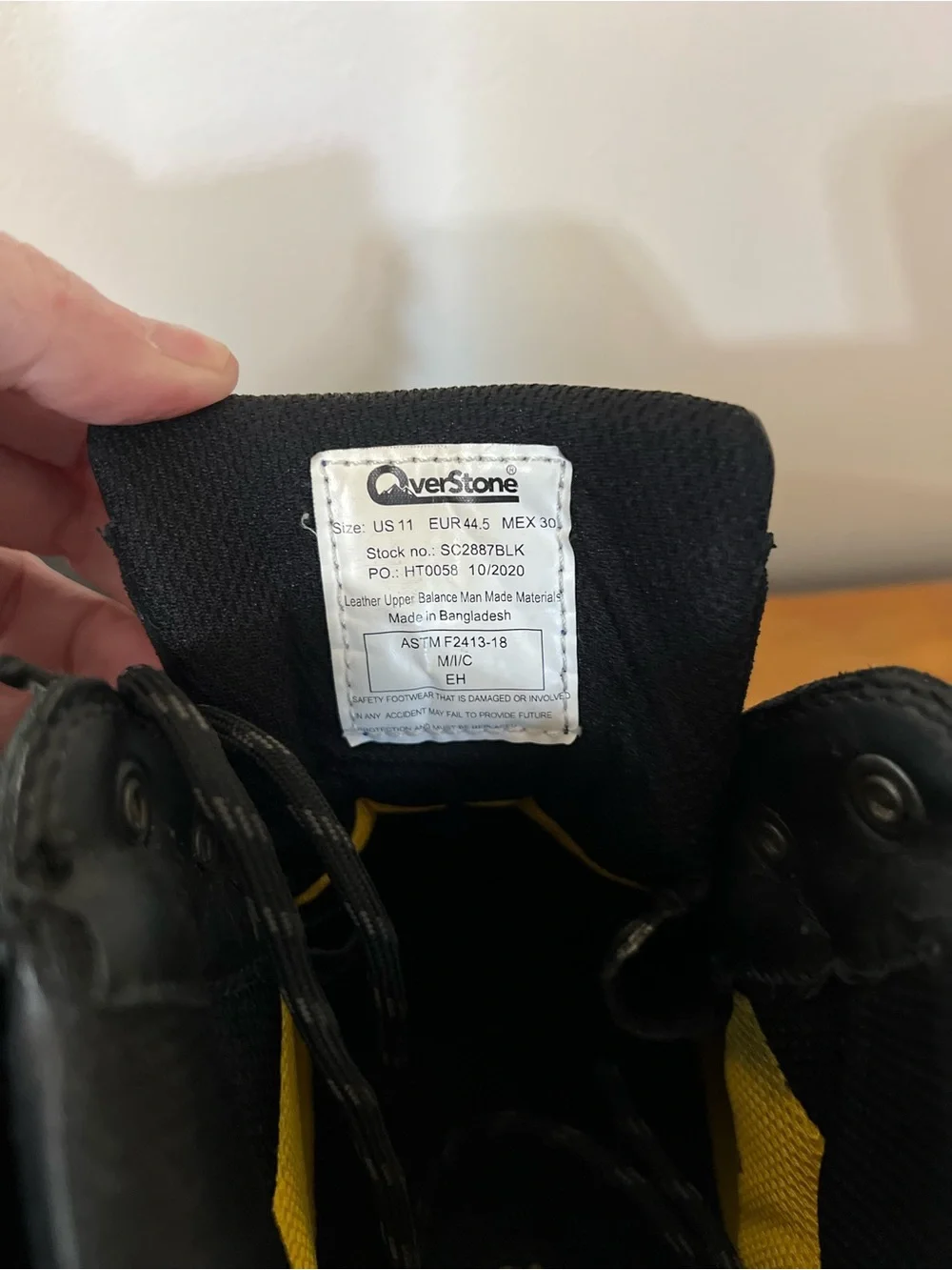 Men’s Overstone Steel Toe 6” Work Boots